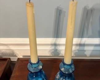 Pair of candle holders.