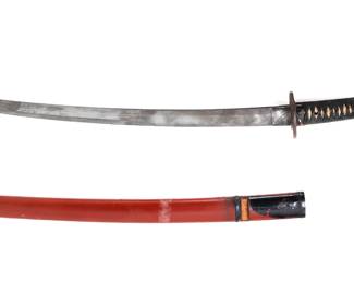 Lot 51 Japanese Sword w Scabbard, WWII
