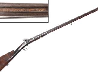 Lot 106 Fine French 18Bore Percussion Sporting Gun by Le Page