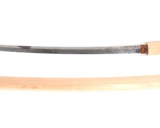 Lot 46 Signed Shin Shinto Period Japanese Katana Shirasaya