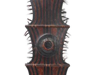 Lot 4 19th20th C. Excellent Rare Bagobo Klong Wood Shield