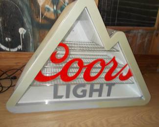 Coors beer mini fridge