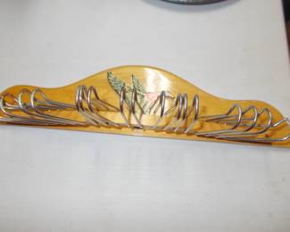 Vintage tie holder
