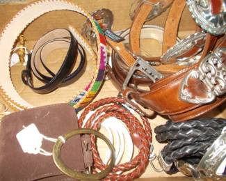 Ladies belts including Brighton