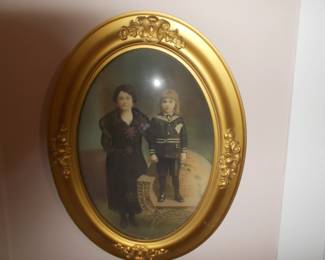Antique framed photo