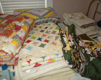 Pretty quilts and tops