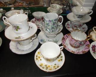 Tea cups and saucers