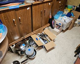 Media Cabinets, Pot and Pans