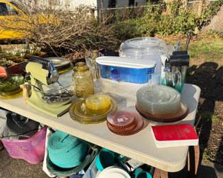 Federal glass plates, Britta Pitcher and more