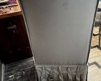 this is the back of the Custom-made upholstered dining chair