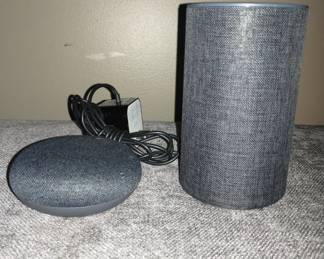 Amazon Echo Gen 2 smart speaker and Dot .