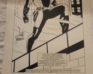 Original comic book art
