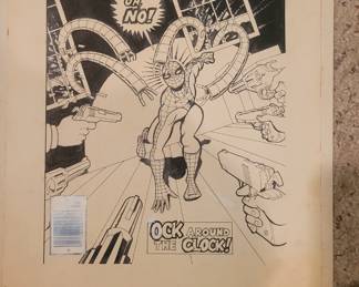 Original comic art from a listed illustrator