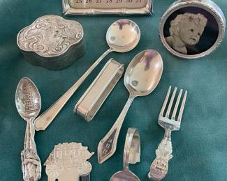 Sterling smalls, some items are Tiffany & Co.