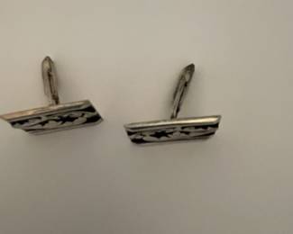 $50 Sterling, signed cuff links Mexico