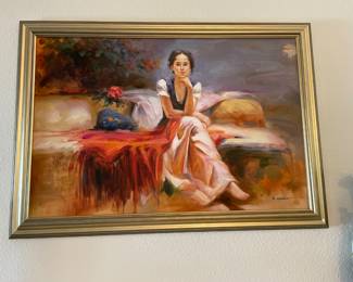 $400. Original oil on canvas, artist signed
