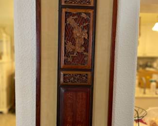 $150. Framed old Chinese panel