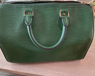 $650 Green epi leather Louis Vuitton