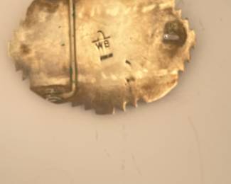 $500. Wilson Begay Navajo turquoise, sterling belt buckle  