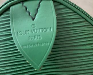$650 Green epi leather Louis Vuitton