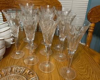 Waterford Crystal millennial collection toasting flutes