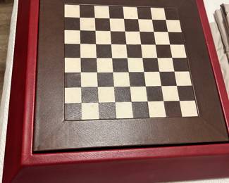Mappin & Webb all leather gameboard