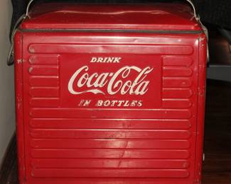 1950's Coca Cola Deluxe Metal Bottle Cooler