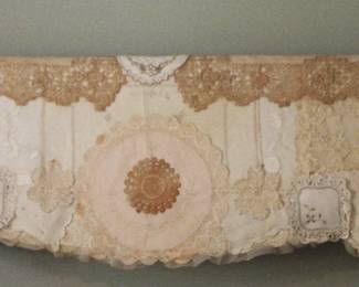 Cornice covered in Antique Lace