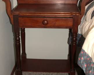 Antique Walnut Wash Stand