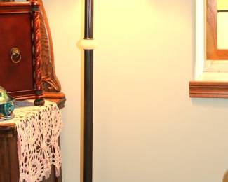 Tiffany Style Lamp Shade on Antique Base