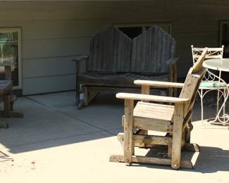 Gliders and Vintage Outdoor Furniture