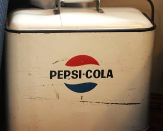 1950's Pepsi-Cola Cooler/Metal
