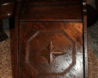 Antique Shoe Shine Cabinet