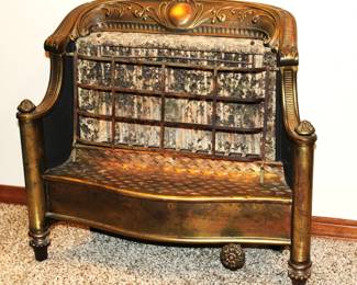Antique Humphrey Radiant Fire Parlor Heater