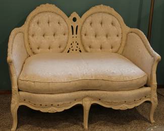 Victorian Settee Loveseat