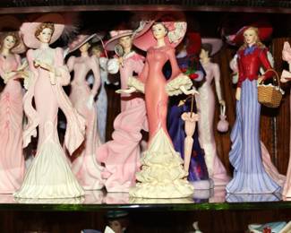 Victorian Ladies- Lenox, Thomas Kinkade, Josef Originals, Home Interiors and Avon