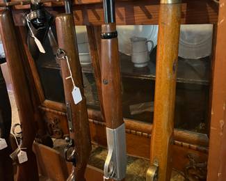 50 cal black powder,colt 22 lr,glenfield 22,Winchester model 67a,Remington 12 ga pump 1908,side hammer shot gun very old