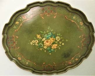 19th Century French Paper Mache Tray