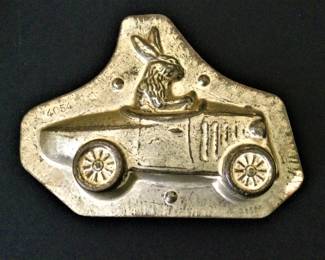 Vintage Metal German Chocolate Mold