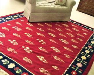 6'/4' Dhurrie Kiln Rug
