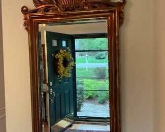 Italian Hollywood Shell Top Mirror