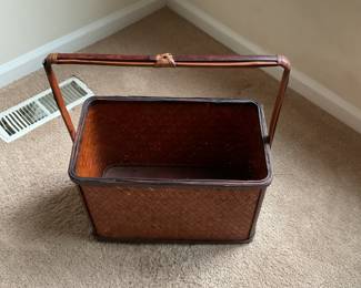 Vintage Japanese basket