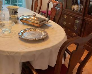 Dining set - Table, chairs and China Cabinet