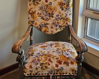 Vintage Hawaiian "King" Koa Wood Chair