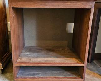 Wood printer table
