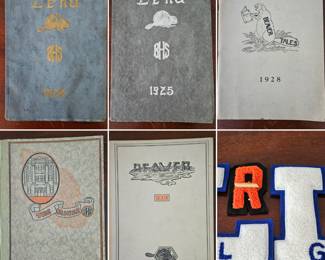 Vintage Beaverton High School Year Books & Letterman Letters