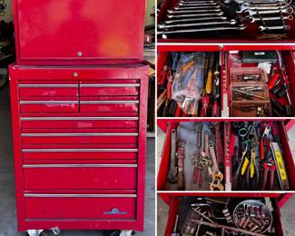 Rolling tool box and contents