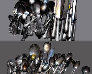 Sterling and silverplate silverware