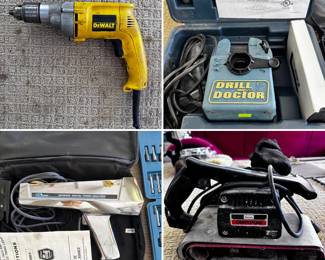Misc. power tools - DeWalt, Drill Doctor, Craftsman, KAL
