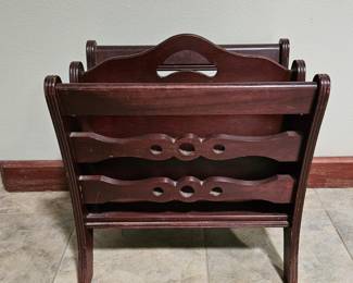 Vintage magazine rack